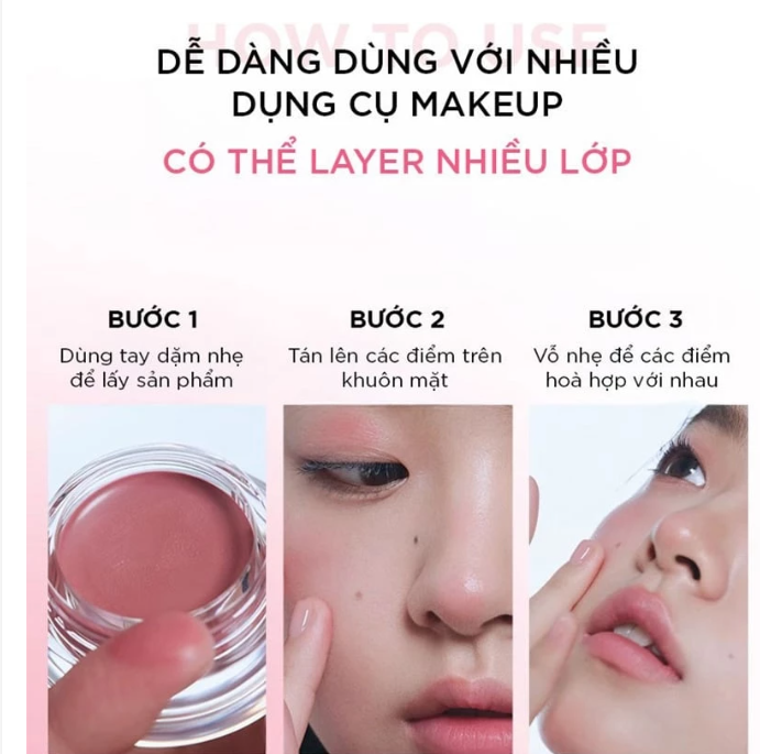 Son Môi & Phấn Má Đa Năng Judydoll Watery Multimuse Color Balm – Dưỡng Ẩm, Mịn Màng, Lên Màu Tự Nhiên 6g (1)