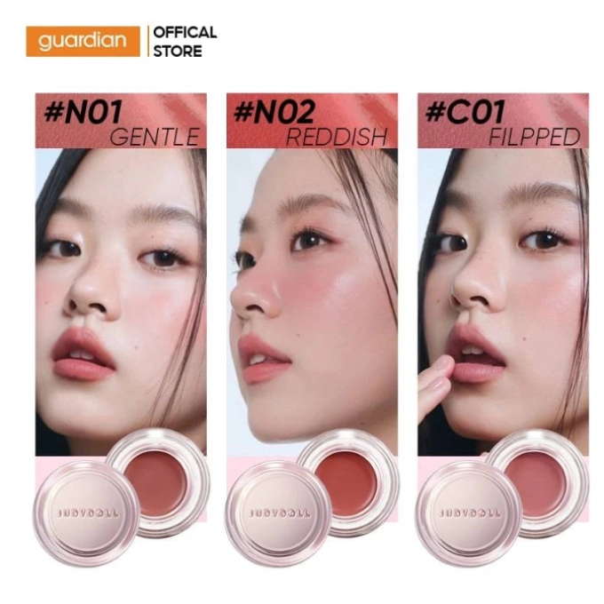 Son Môi & Phấn Má Đa Năng Judydoll Watery Multimuse Color Balm – Dưỡng Ẩm, Mịn Màng, Lên Màu Tự Nhiên 6g (1)