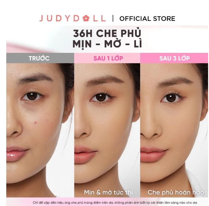 Phấn Nền JUDYDOLL 8,5g Peach Skin Matte 2-Way Cake Mịn Da Dễ Dùng Khô Thoáng, 2 màu lựa chọn (1)