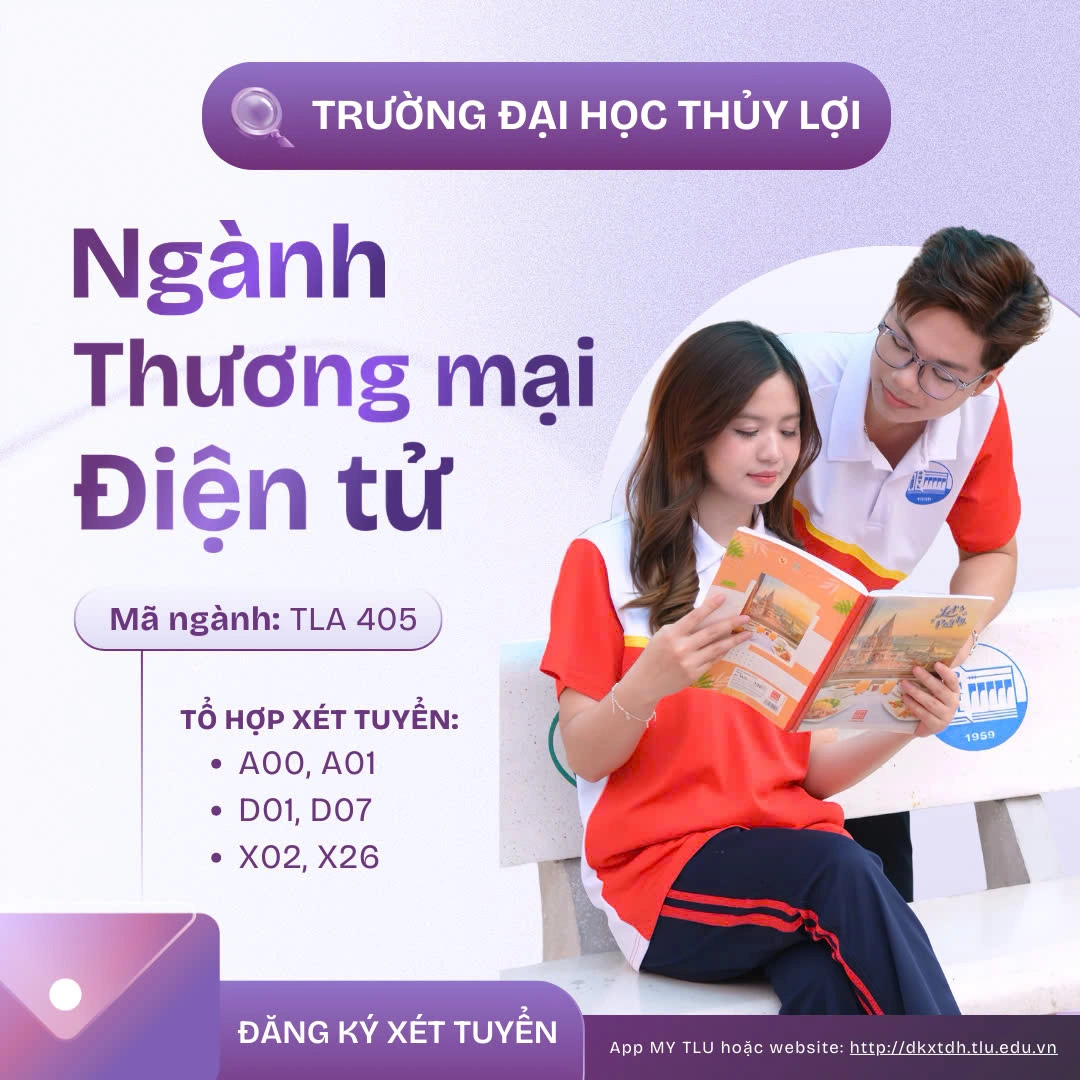 Ngành Thương Mại Điện Tử Đại Học Thủy Lợi: Ngành Hot “Chạm Là Đỉnh”, Lương Khởi Điểm Cao – Doanh Nghiệp Săn Đón Mạnh!